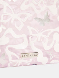 Lilac Butterfly Swirl Wash Bag Makeup Bags & Washbags Skinnydip London