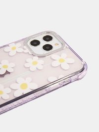 Lilac Daisy Holo Shock iPhone Case Phone Cases Skinnydip London