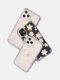 Lilac Daisy Holo Shock iPhone Case Phone Cases Skinnydip London