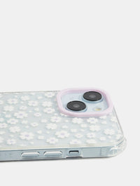 Lilac Holo Daisy Shock iPhone Case Phone Cases Skinnydip London