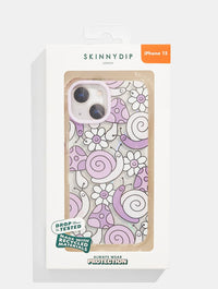 Lilac Snail Shock iPhone Case Phone Cases Skinnydip London