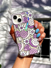 Lilac Snail Shock iPhone Case Phone Cases Skinnydip London