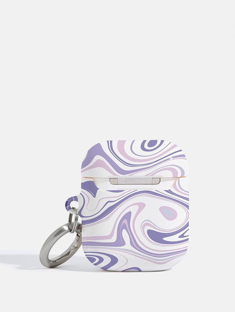 Lilac Swirl AirPods Case AirPods Cases Skinnydip London