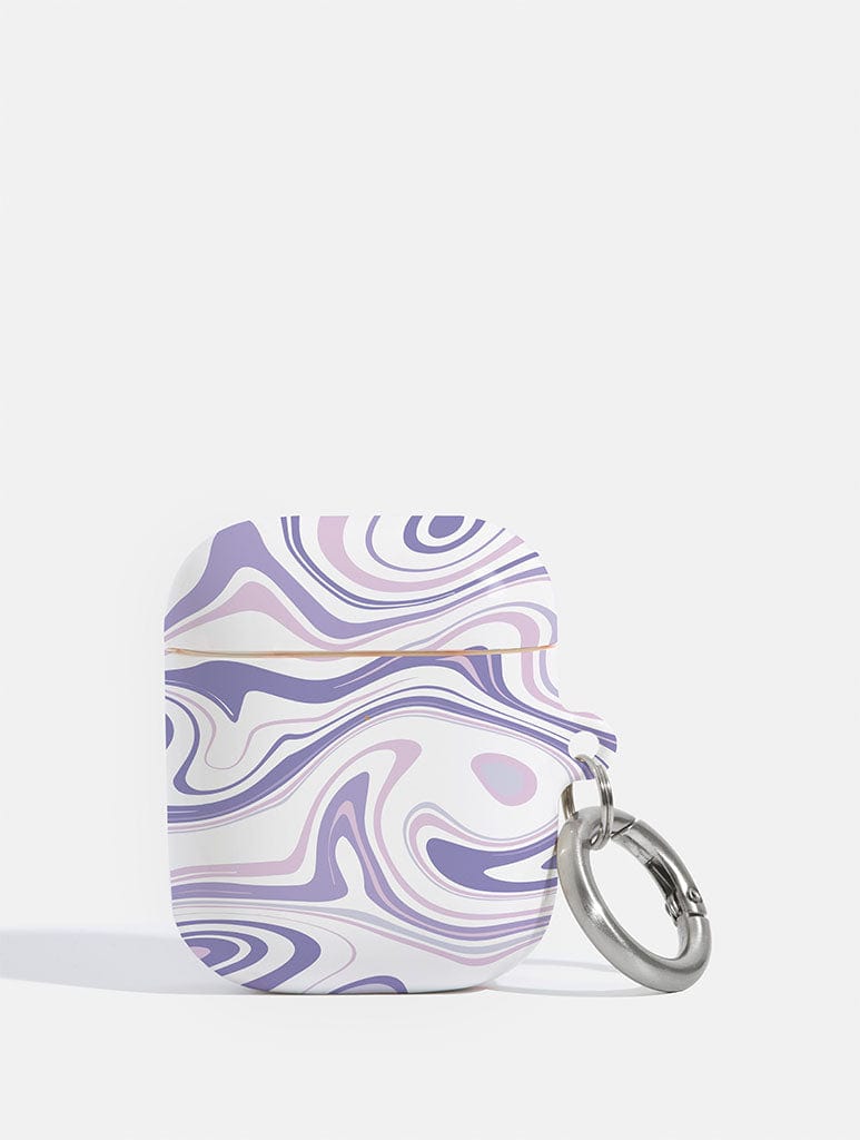 Lilac Swirl AirPods Case AirPods Cases Skinnydip London