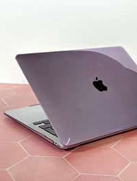 Lilac Transparent MacBook Case Laptop Cases Skinnydip London