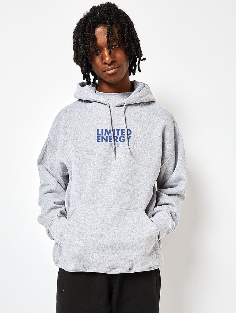 Limited Energy Hoodie in Grey Hoodies & Sweatshirts Skinnydip London