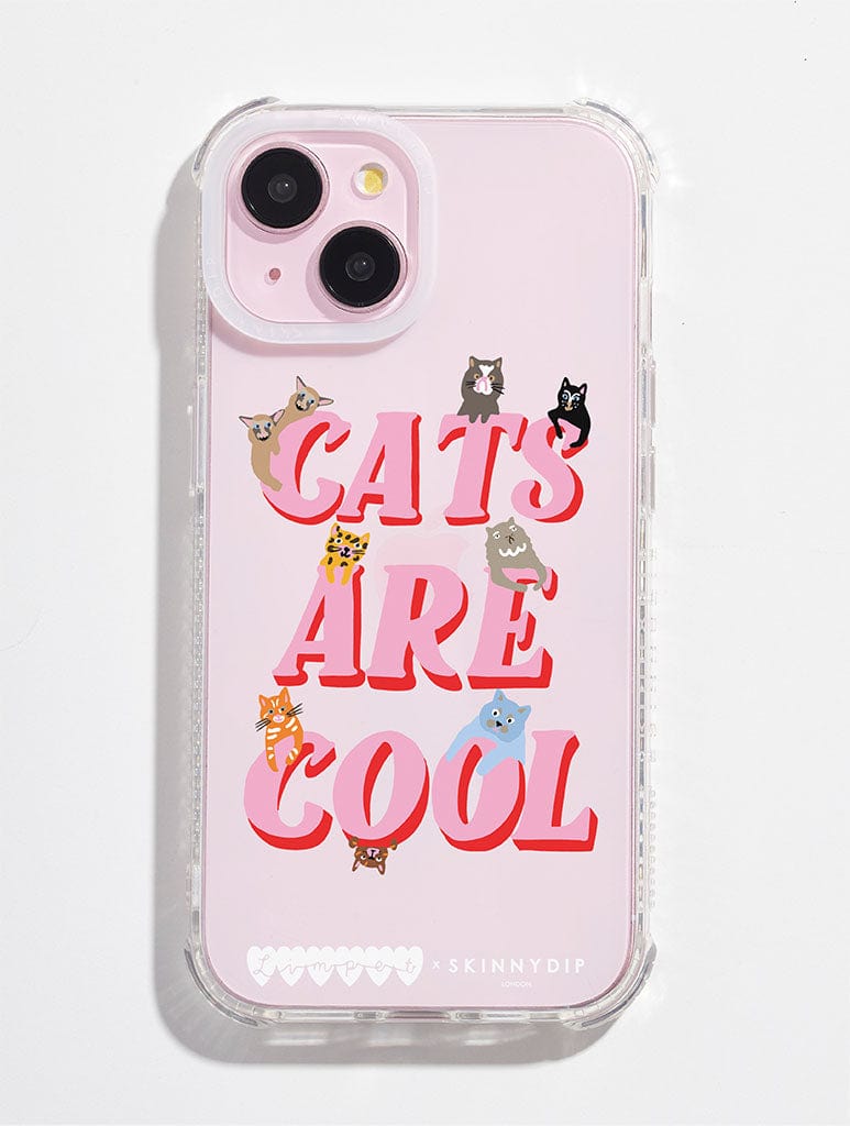 Limpet x Skinnydip Cats Are Cool Shock iPhone Case Phone Cases Skinnydip London