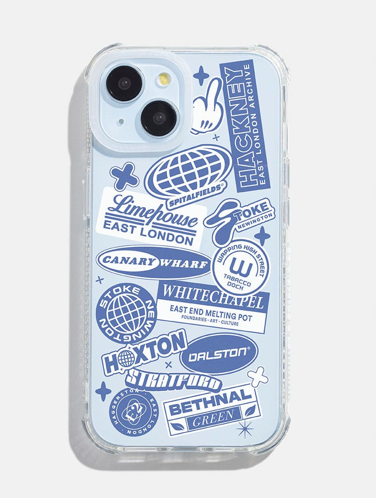 London Sticker Shock iPhone Case Phone Cases Skinnydip London