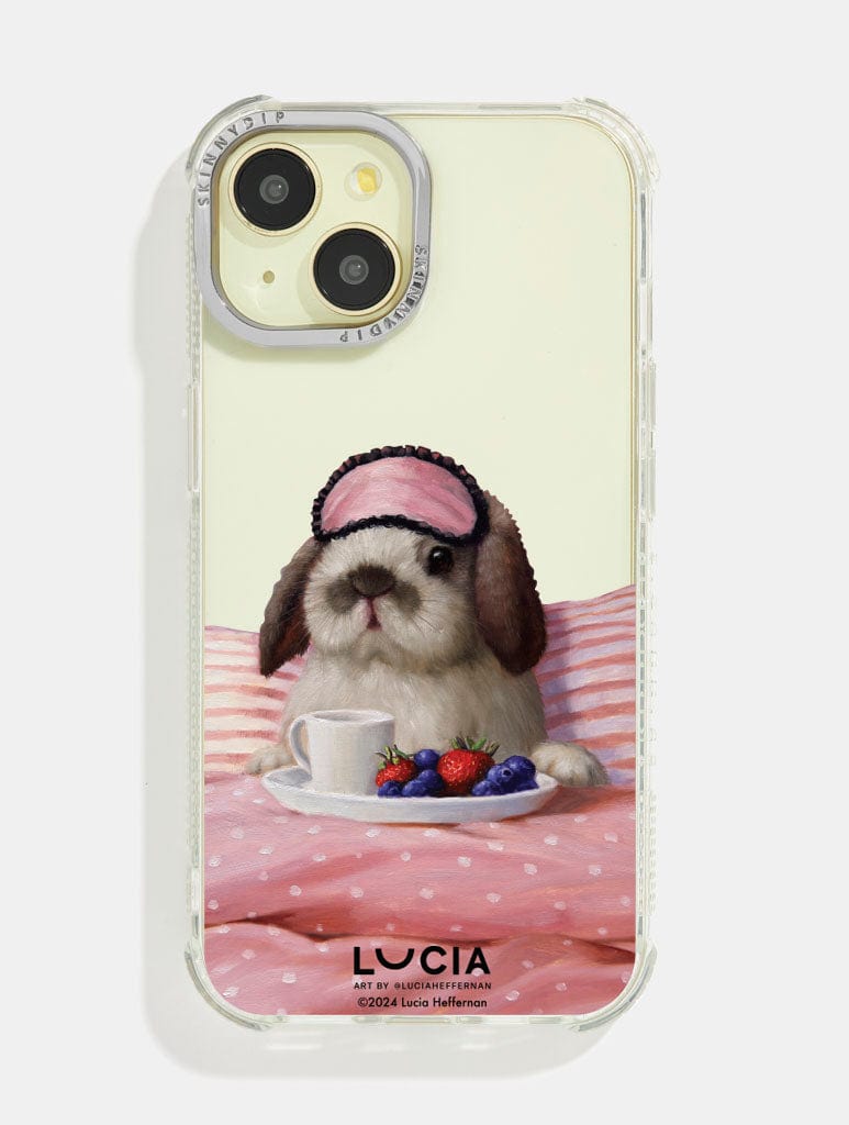 Lucia Heffernan x Skinnydip Breakfast in Bed Bunny Shock iPhone Case Phone Cases Skinnydip London