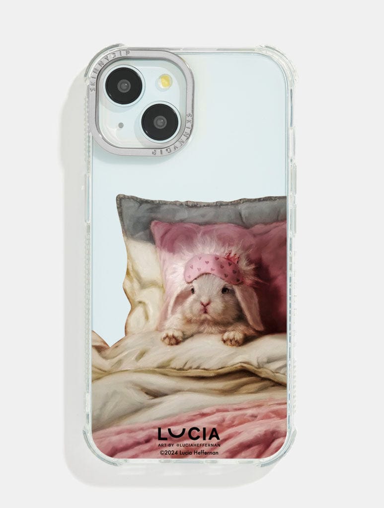 Lucia Heffernan x Skinnydip Sleepy in Bed Bunny Shock iPhone Case Phone Cases Skinnydip London