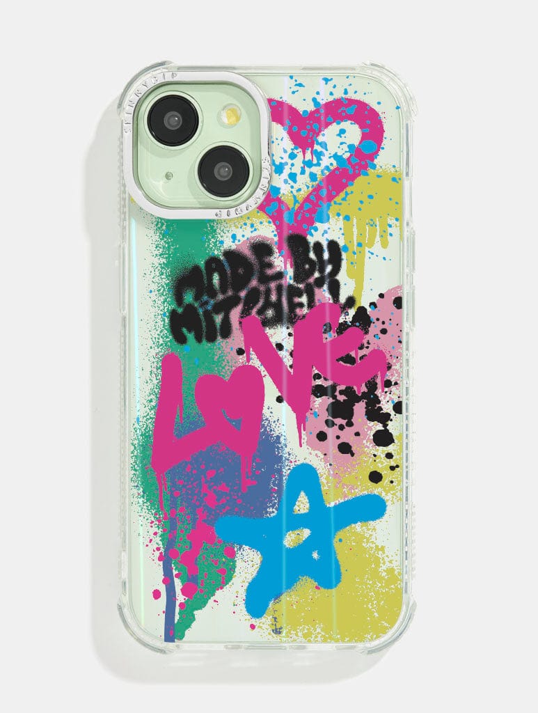 Made By Mitchell x Skinnydip Graffiti Shock iPhone Case Phone Cases Skinnydip London