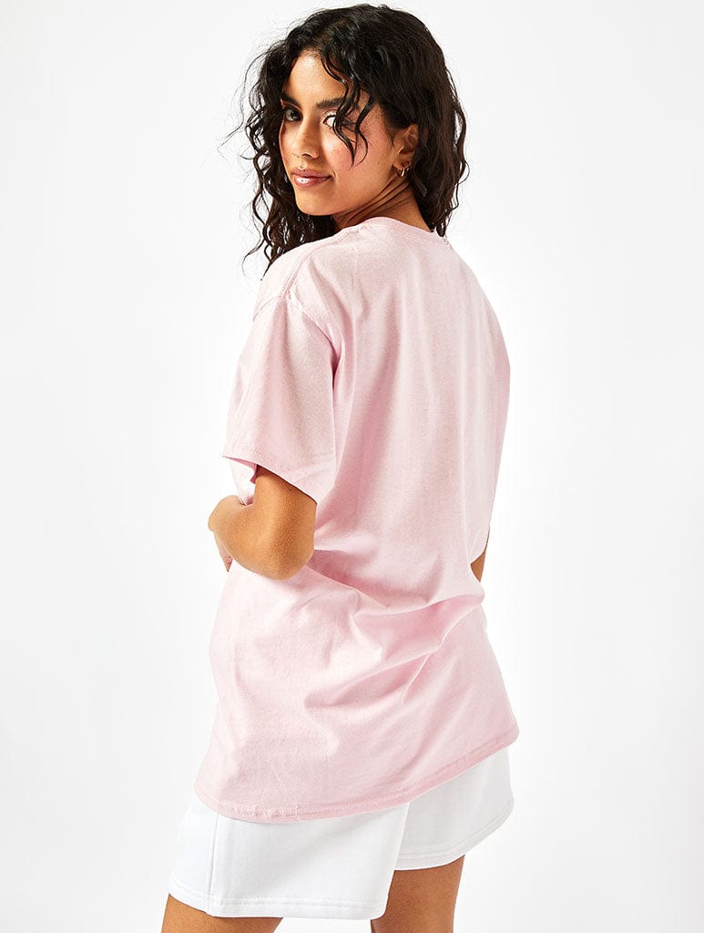 Maldives T-Shirt in Pink Tops & T-Shirts Skinnydip London