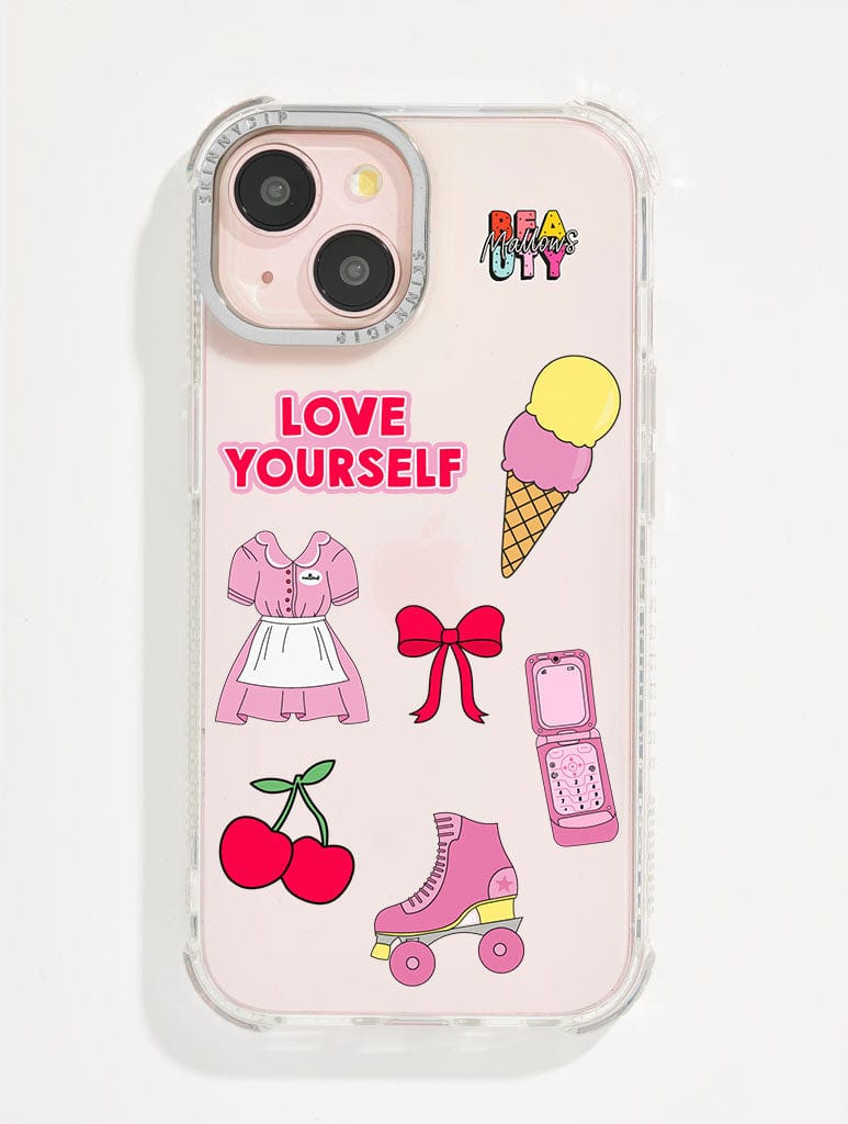 Mallows Beauty x Skinnydip Pink Sticker Shock iPhone Case Phone Cases Skinnydip London