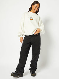 Miffy x Skinnydip Ecru Sweatshirt Hoodies & Sweatshirts Skinnydip London