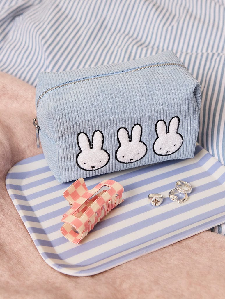 Miffy x Skinnydip Embroidered Cord Make Up Bag Makeup Bags & Washbags Skinnydip London