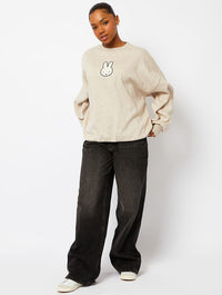 Miffy x Skinnydip Oatmeal Sweatshirt Hoodies & Sweatshirts Skinnydip London