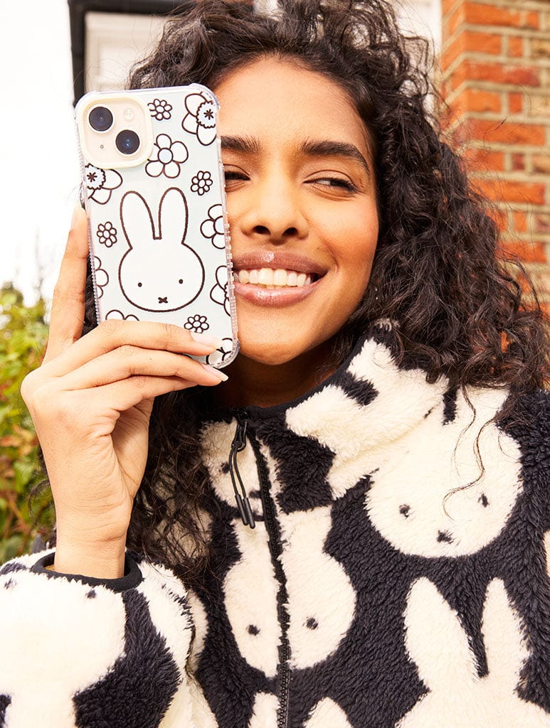 Miffy x Skinnydip Tinted Floral Case Phone Cases Skinnydip London