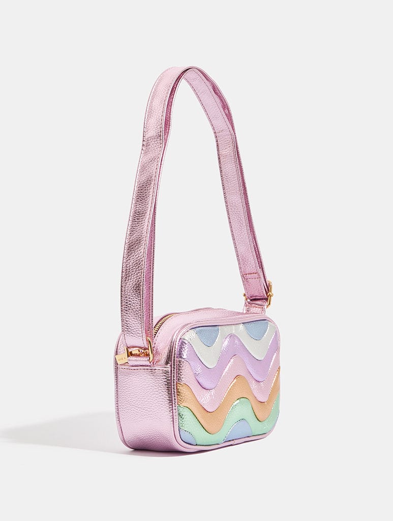 Millie Pastel Rainbow Wave Cross Body Bag Ladies Bags Skinnydip London