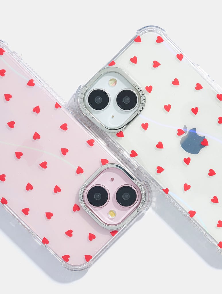 Mini Ditsy Hearts Shock iPhone Case Phone Cases Skinnydip London