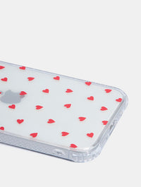 Mini Ditsy Hearts Shock iPhone Case Phone Cases Skinnydip London