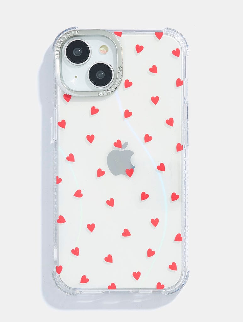 Mini Ditsy Hearts Shock iPhone Case Phone Cases Skinnydip London