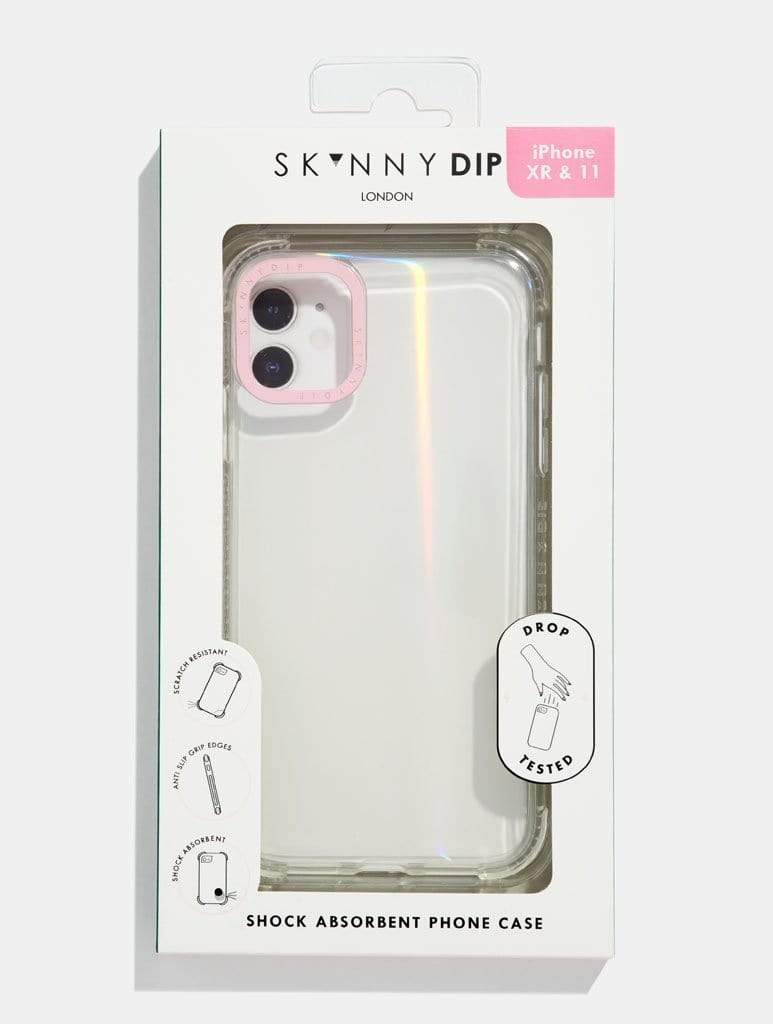 Minimal Pink Shock iPhone Case Phone Cases Skinnydip London