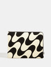 Monochrome Wave Fuzzy Laptop Case Laptop Cases 13/14" Laptop Case Skinnydip London