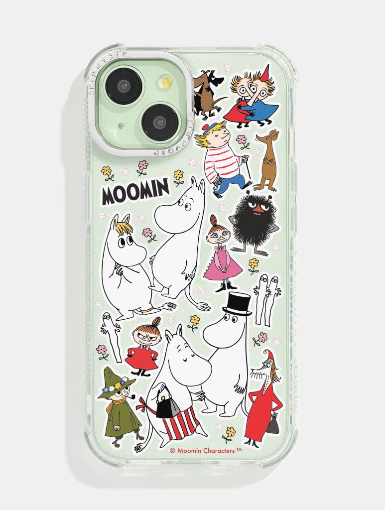 Moomin x Skinnydip Moomin Sticker Shock iPhone Case Phone Cases Skinnydip London