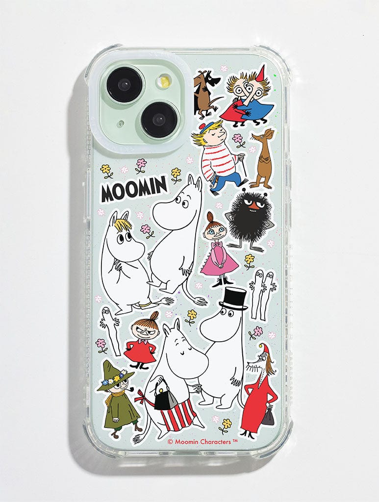 Moomin x Skinnydip Moomin Sticker Shock iPhone Case Phone Cases Skinnydip London