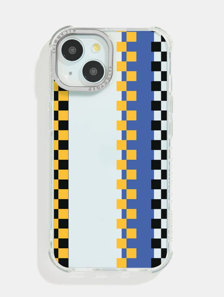 Multi Colour Check Shock iPhone Case Phone Cases Skinnydip London