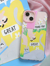 Naomi Anderson-Subryan x Skinnydip Found You Kitty Shock iPhone Case Phone Cases Skinnydip London