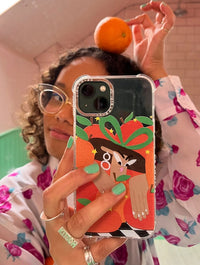 Naomi Anderson-Subryan x Skinnydip Oranges Please Shock iPhone Case Phone Cases Skinnydip London