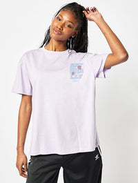 Naturally Sweet T-Shirt in Lilac Tops & T-Shirts Skinnydip London