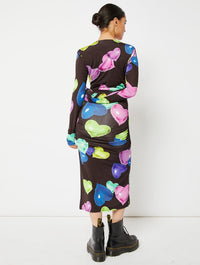 Neon Heart Midi Dress Dresses Skinnydip London