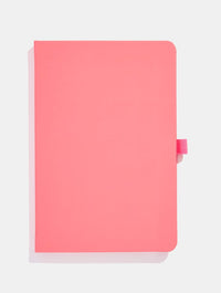 Neon Pink A5 Notebook Home Accessories Notes London