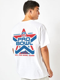 NFL x Skinnydip Pro Bowl Game T-Shirt in White Tops & T-Shirts Skinnydip London