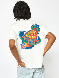 NFL x Skinnydip Pro Bowl Hawaii T-Shirt in White Tops & T-Shirts Skinnydip London