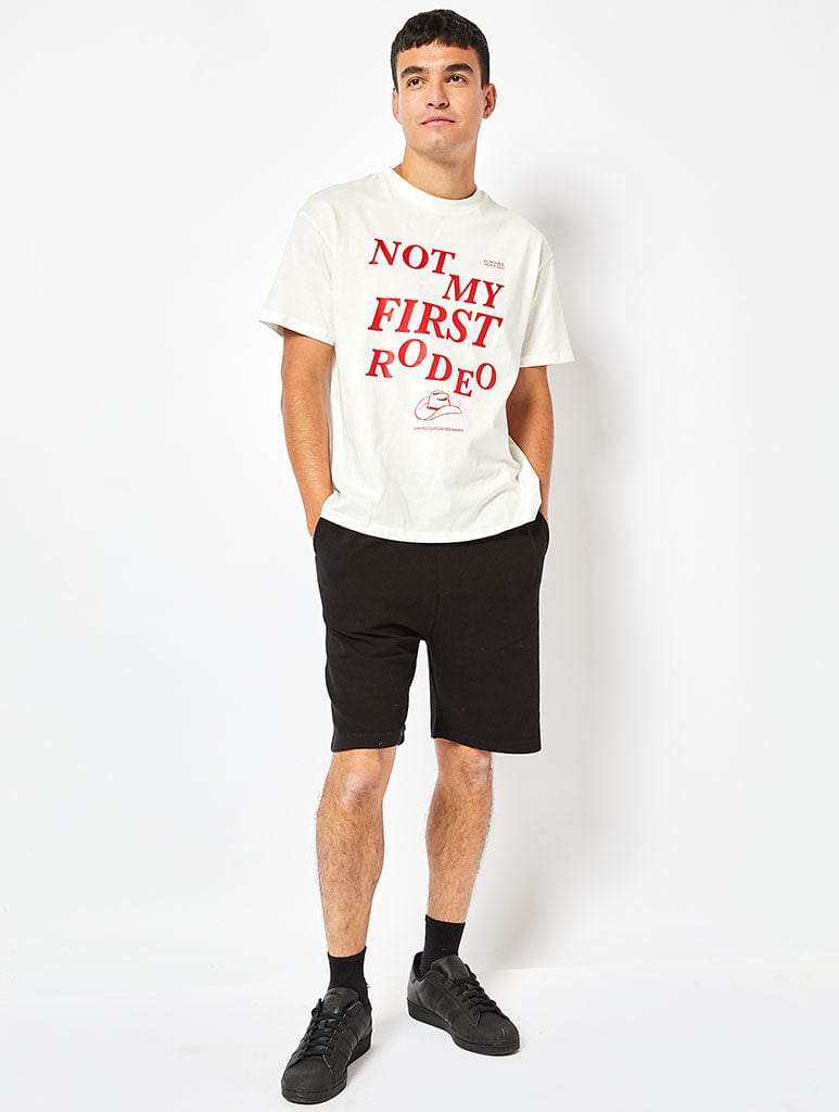 Not my First Rodeo T-Shirt in White Tops & T-Shirts Skinnydip London