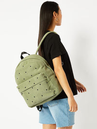 Olive Cord Daisy Backpack Bags Skinnydip London