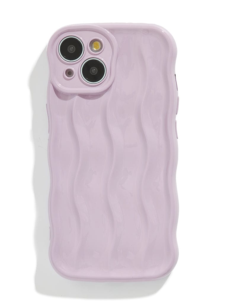 Pale Pink Wave Bubble iPhone Case Phone Cases Custard London