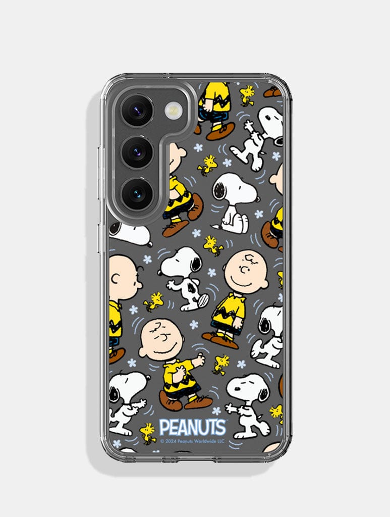 Peanuts x Skinnydip Charlie Brown & Snoopy Repeat Android Case Phone Cases Skinnydip London