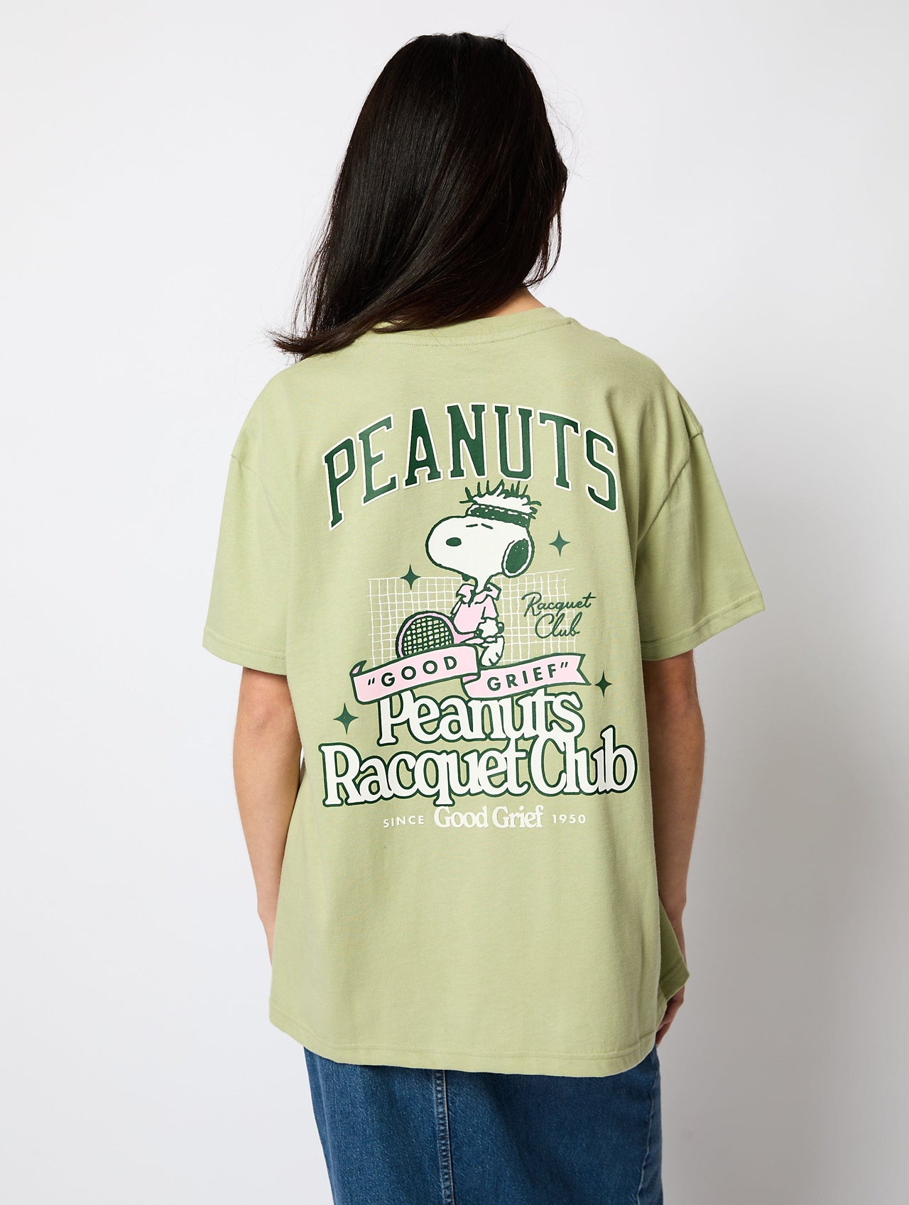 Peanuts X Skinnydip Country Club T-shirt In Green 