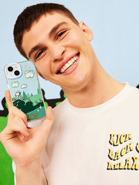 Peanuts x Skinnydip Happy Camper Snoopy Shock iPhone Case Phone Cases Skinnydip London