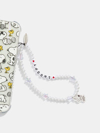 Peanuts x Skinnydip Snoopy Beaded Phone Strap Phone Grips Skinnydip London