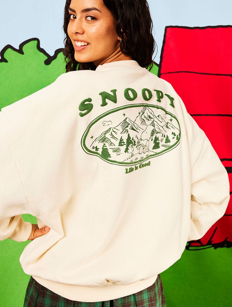 Peanuts x Skinnydip Snoopy Landscape Sweatshirt Hoodies & Sweatshirts Skinnydip London