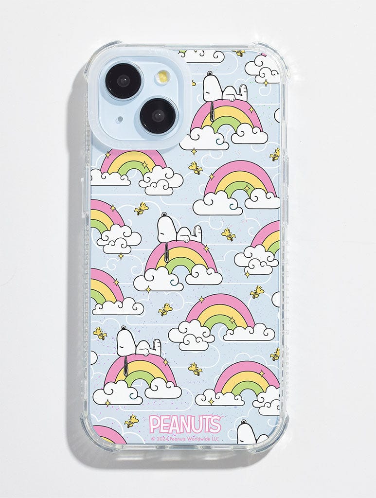 Peanuts x Skinnydip Snoopy Rainbow Repeat Shock iPhone Case Phone Cases Skinnydip London