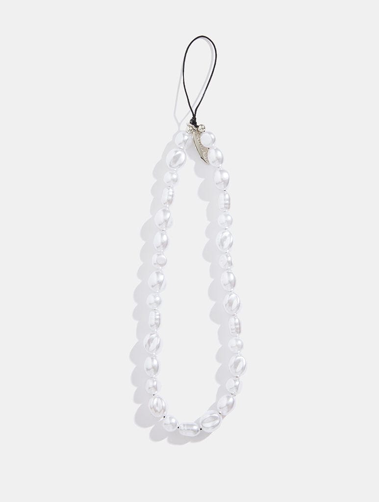 Pearl Beaded Phone Strap Phone Grips Skinnydip London