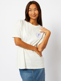 Personal Growth T-Shirt in Ecru Tops & T-Shirts Skinnydip London