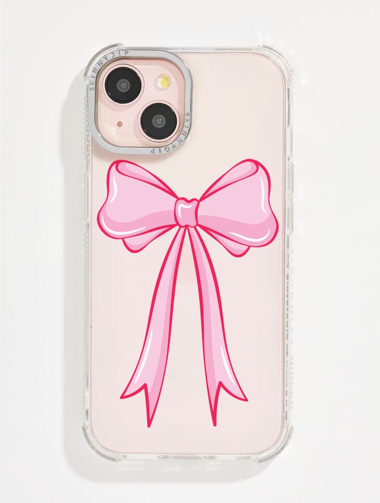 Pink Big Bow Shock iPhone Case Phone Cases Skinnydip London