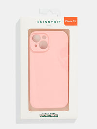 Pink Block Colour iPhone Case Phone Cases Skinnydip London